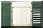 Kunststof shutters, polymeer shutters